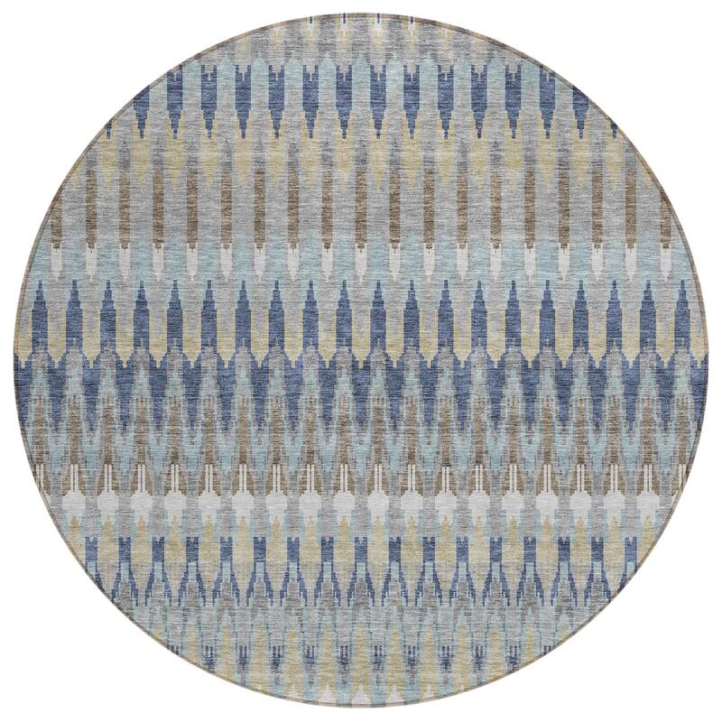 Machine Washable Indoor/ Outdoor Chantille Moroccan Boho Rug