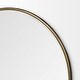 preview thumbnail 21 of 26, Mercana Piper Metal Frame Large Round Mirror