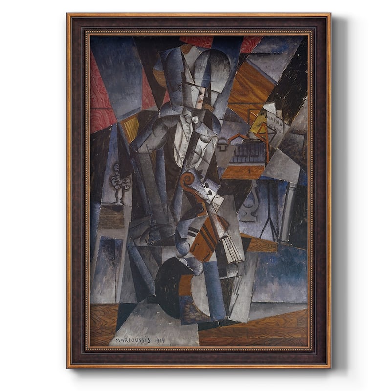 The Musician Premium Framed Canvas- Ready to Hang