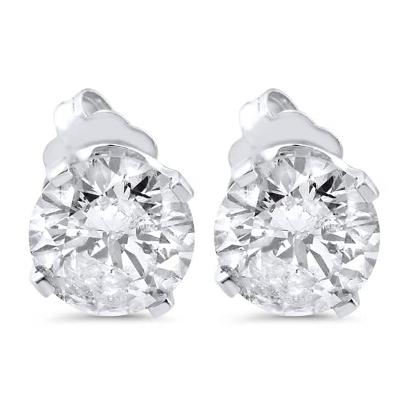 1 3/8ct Diamond Studs White Gold