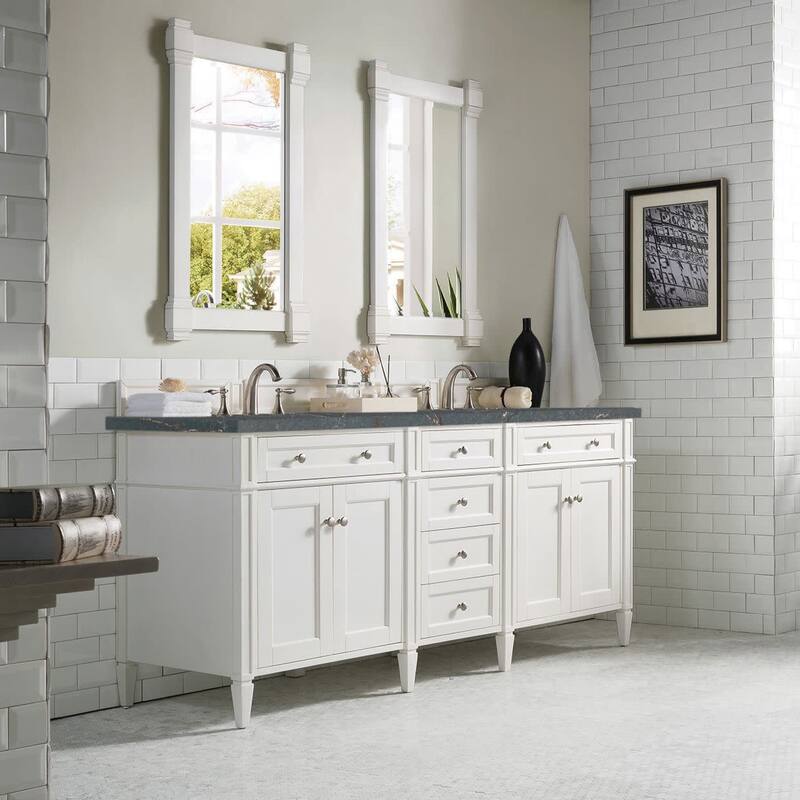 James Martin Vanities 650-V72-FPBL Brittany 72" Free Standing Double