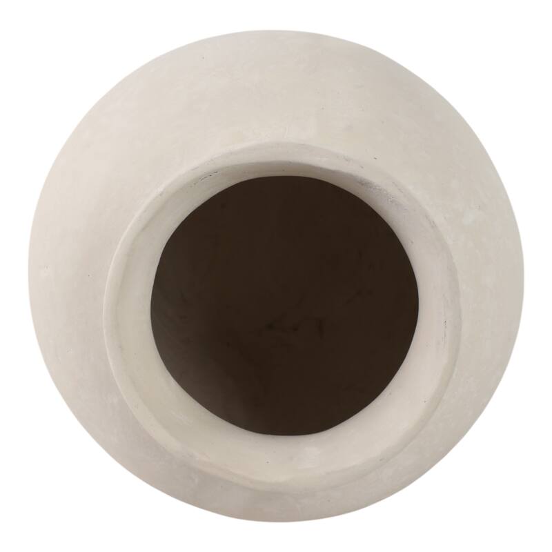 Decorative Round Pottery Vase for Home Decor