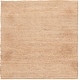 preview thumbnail 65 of 68, Nourison Natural Jute Indoor only Solid Area Rug 4' x square - Bleached