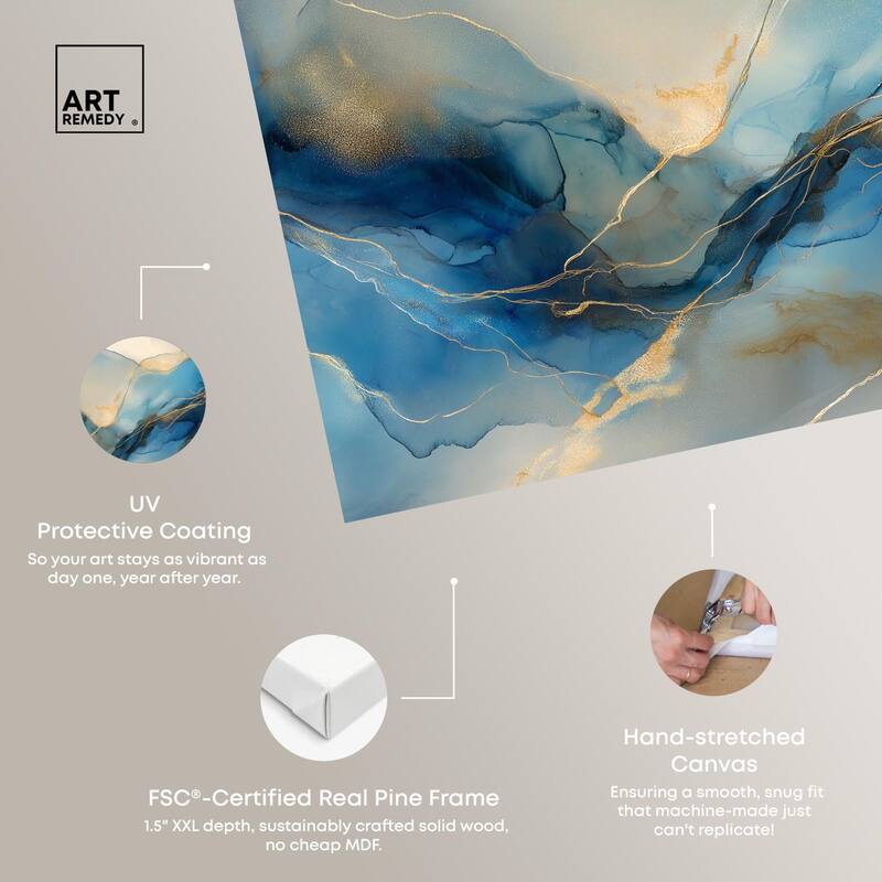 Postmodern Flow II Canvas by Art Remedy, Gallery Wrapped