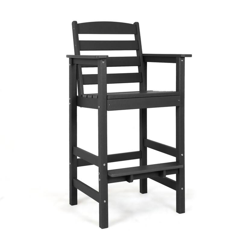 Vrakae Outdoor Adirondack Bar Stool Chair