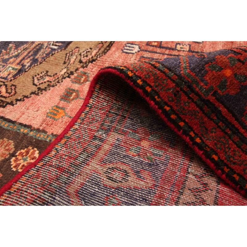 ECARPETGALLERY Hand-knotted Andelz Red Wool Rug - 4'3 x 7'3