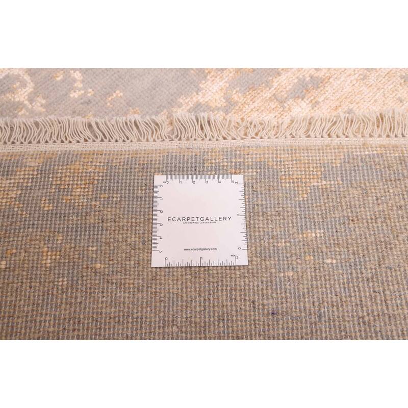 ECARPETGALLERY Hand-knotted Legacy Brown Silk, Wool Rug - 7'11 x 10'0