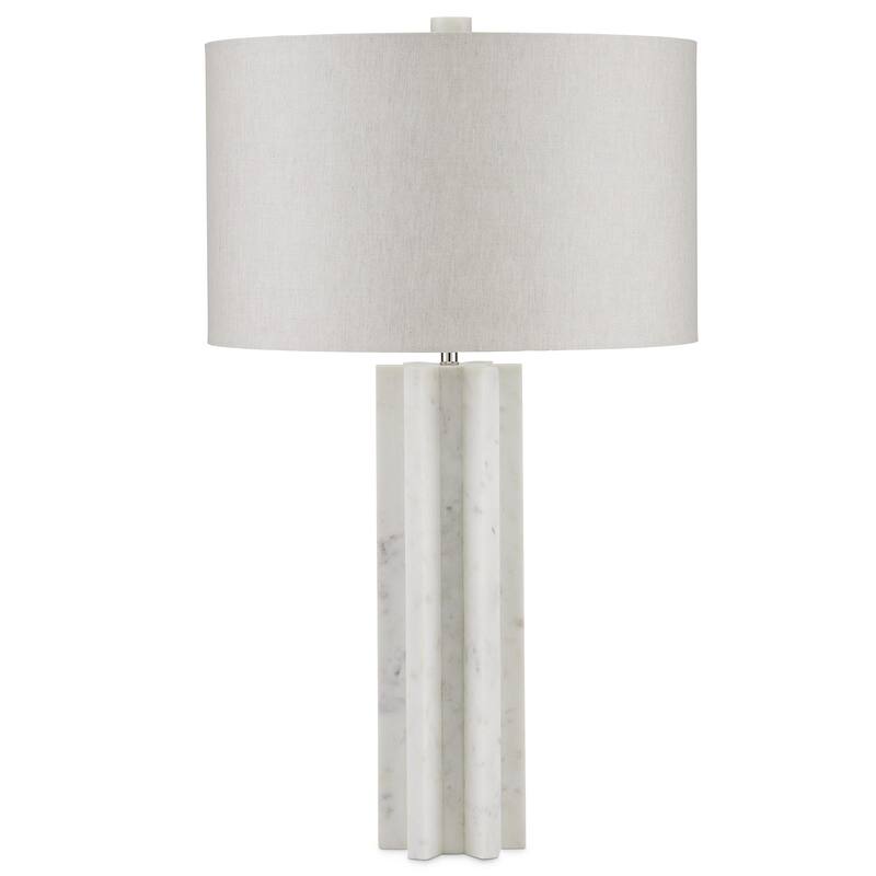 Currey & Company Mercurius Marble Table Lamp - 30.5"h x 18"dia