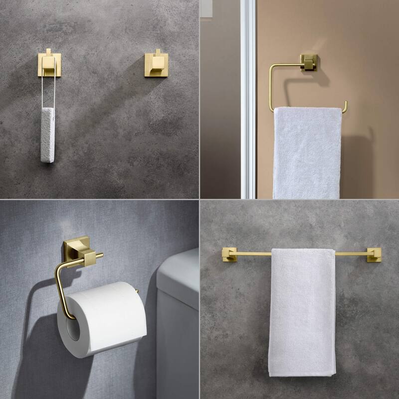 Cube 5-Piece Bathroom Hardware Set