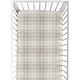 preview thumbnail 1 of 4, Sweet Jojo Designs Taupe Plaid Boy, Girl Gender Neutral Fitted Crib Sheet - Brown Tan Checkered Tartan for Teddy Bear Collection