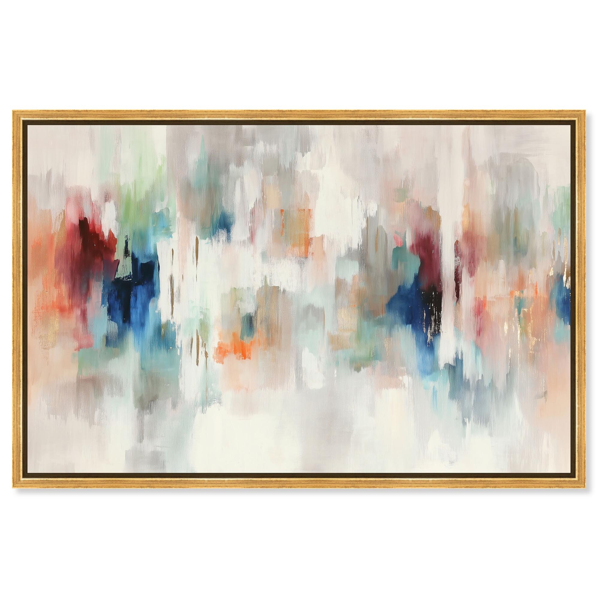 Fading Color I Abstract Wall Art Canvas Print by Art Remedy