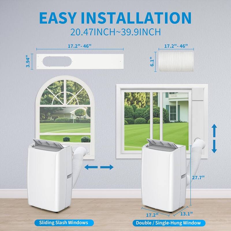 Portable Air Conditioner for Indoor Rooms, 3-In-1 AC Unit for Bedroom