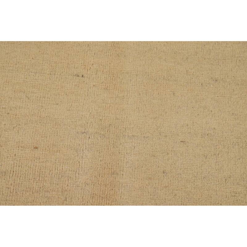 Modern Gabbeh Oriental Rug Hand-Knotted Wool Carpet - 2'8"x 4'0"