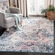 preview thumbnail 18 of 18, SAFAVIEH Madison Avery Boho Chic Distressed Area Rug - Ivory/Aqua - 5' 3" x 7' 6"