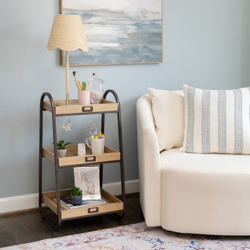 Linon Three Tiered Bath Stand