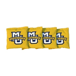 Marquette Golden Eagles Yellow Cornhole Bags