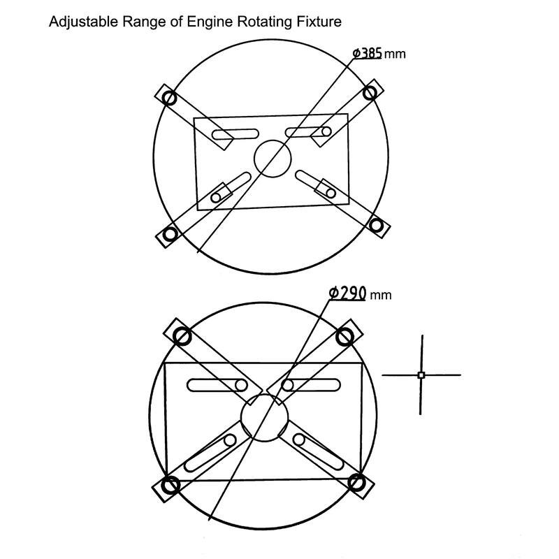 Engine Stand, Vehicle Engine Block Stand, Folding stand, Steel Ratating Head 2000lbs