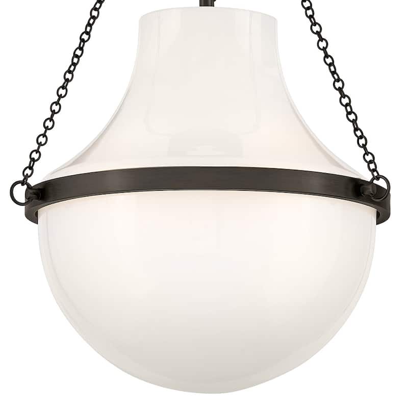 Hinkley Lighting 46891 Collins 15" Wide Semi-Flush Ceiling Fixture