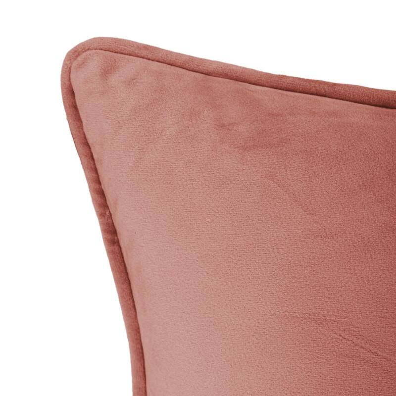Sherry Kline Elite Velvet Corded Edge - Feather/Down Fill, Zippered, Set of 2 Pillows