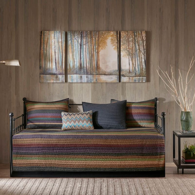 Madison Park Sequoia Multi Quilted 6-piece Daybed Set