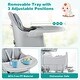 preview thumbnail 25 of 33, Baby High Chair, 8 in 1 Convertible Highchair, Table & Chair Set | Toddler Chair w/Safety Harness, Removable Tray