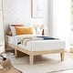 preview thumbnail 54 of 93, 12" Classic Solid Wood Platform Bed Frame
