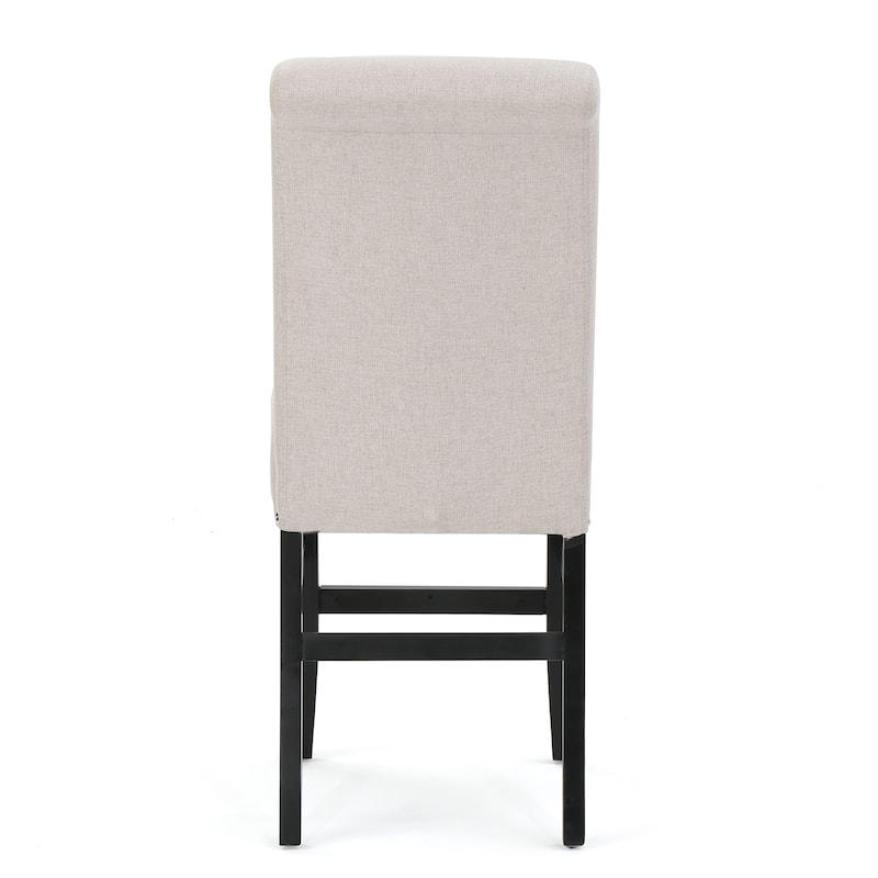 Upholstered Counter Stool Side Dining Chair Set of 2
