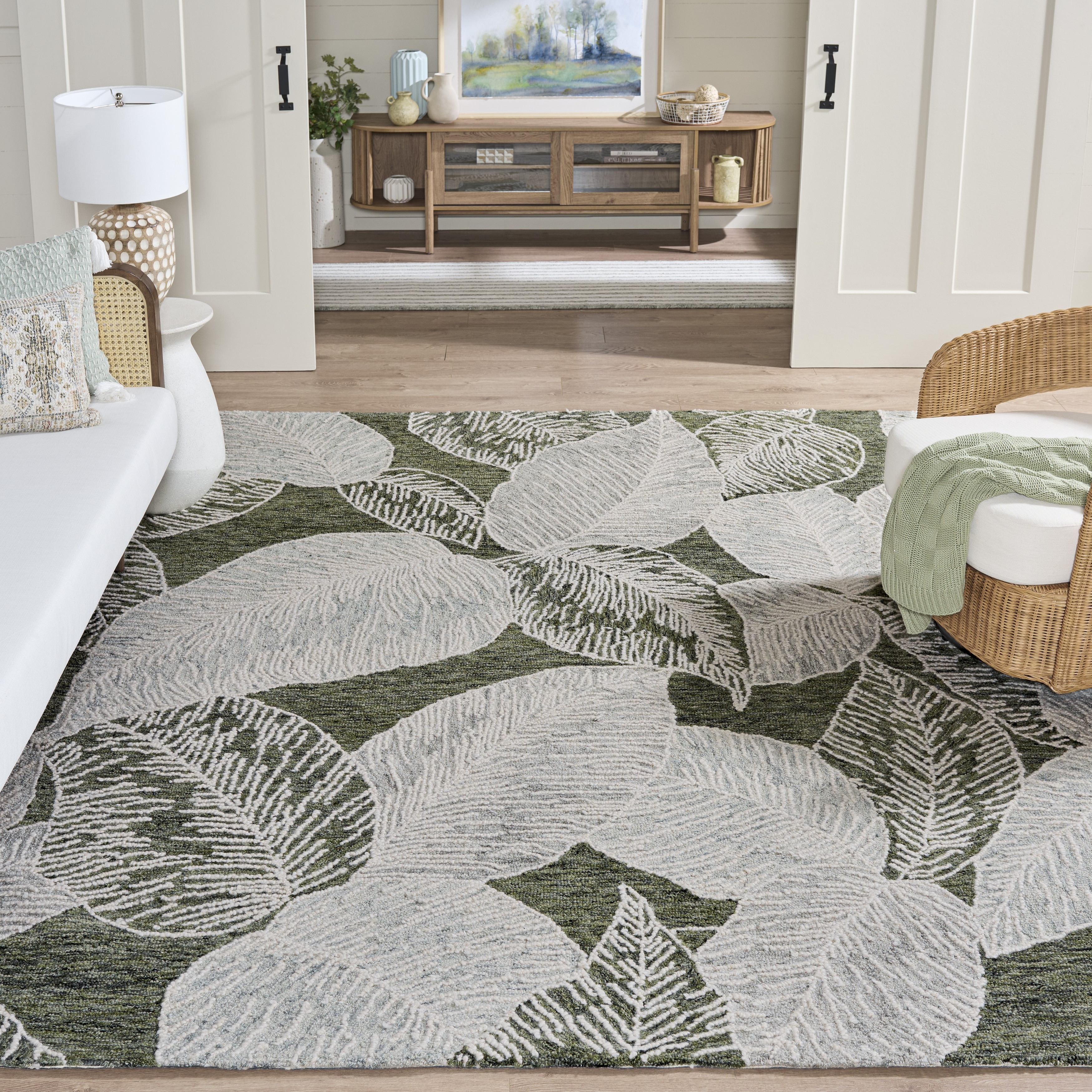 SAFAVIEH Handmade Jardin Mridula Wool Rug