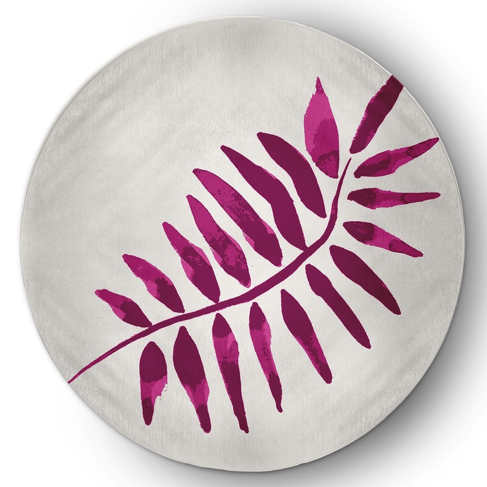 Frond 2 Spring Chenille Indoor/Outdoor Rug