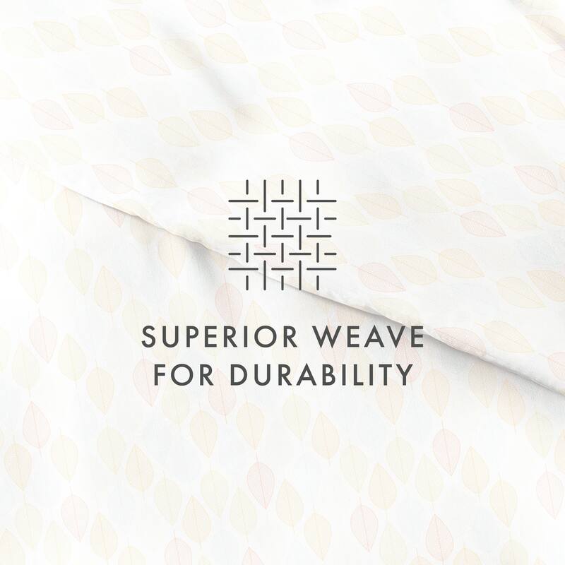 Becky Cameron Leaves 3-Piece Patterned Duvet Cover Set