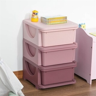 Fully remove the bins Kids Storage Unit Dresser