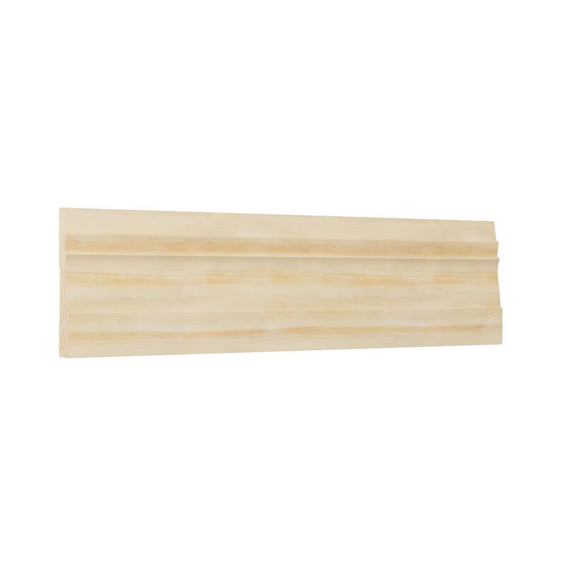 WM631 9/16-in D x 3-1/4-in W x 96-in L Americraft Solid Hardwood Stain Grade Colonial Base Moulding