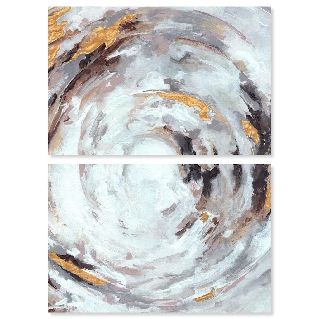 Cyclone Art Canvas Set of 2 by Art Remedy, Gallery Wrapped