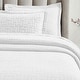 preview thumbnail 17 of 29, Superior Madrid 100% Cotton Matelassé Bedspread & Sham Set – Lightweight Quilt Coverlet, Raised Geometric Pattern, All‑Season White - California King