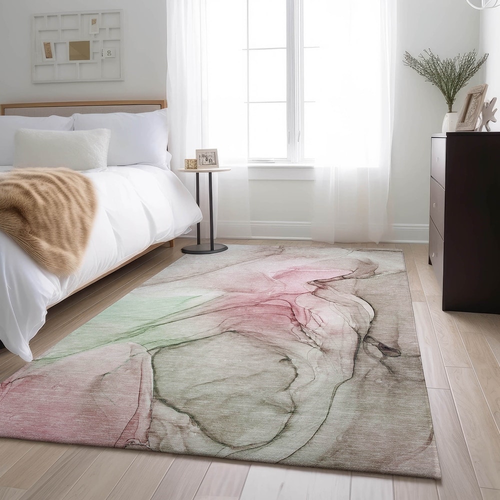 Premium Washable Super Soft Abstract Contemporary Mayfield Rug