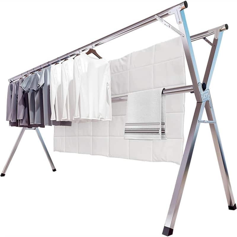 Adjustable Stainless Steel Drying Rack - 63 inches