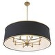 preview thumbnail 3 of 9, Minka Lavery 4588 Caprio 8 Light 41" Wide Multi Light Pendant with