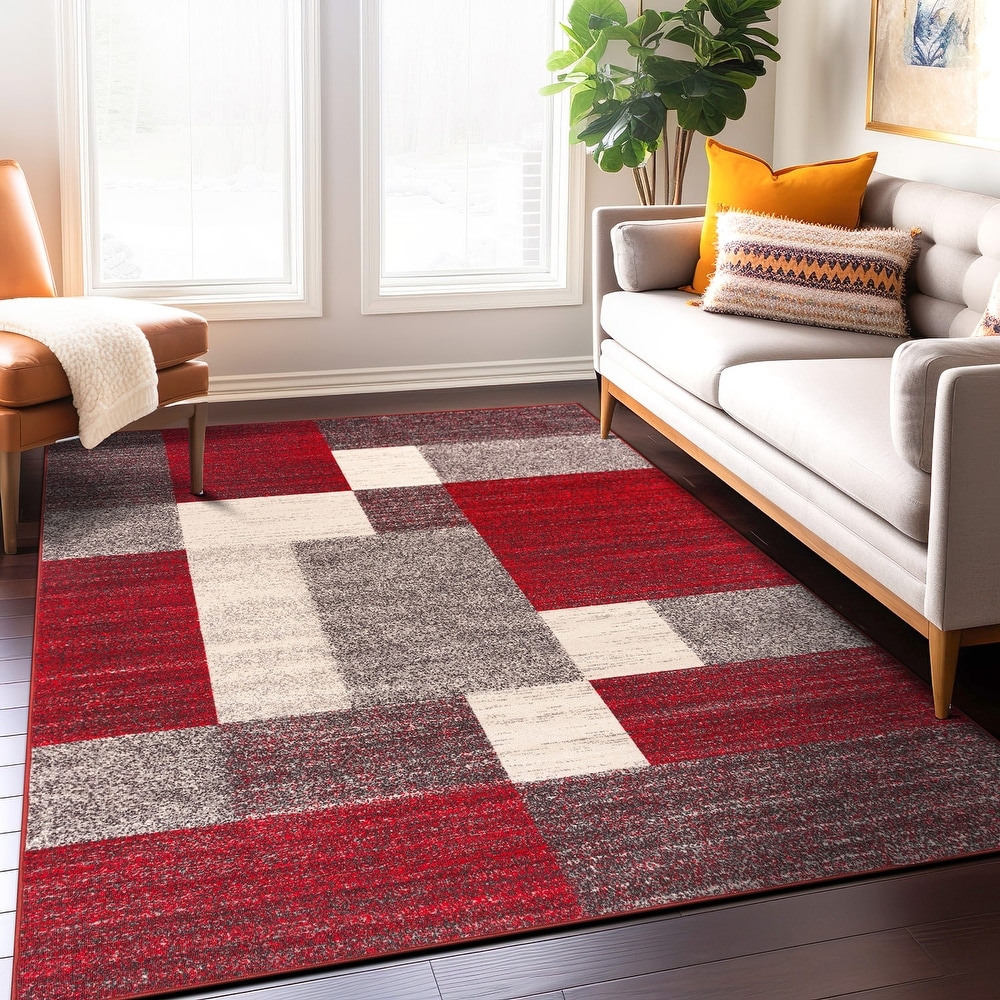 Red Non Slip Area Rugs - Bed Bath & Beyond