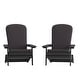 preview thumbnail 15 of 44, Indoor/Outdoor Folding Adirondack Chairs with Cushions - Set of 2 - 30.25"W x 34"D x 37"H