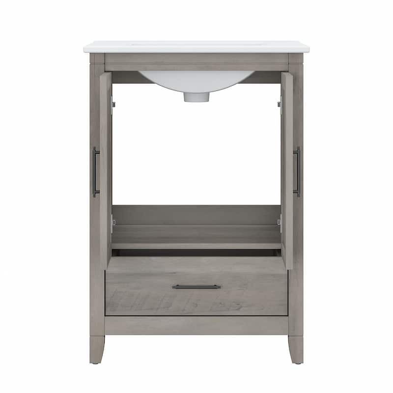 Key West 24W Bathroom Vanity with Sink by Bush Furniture