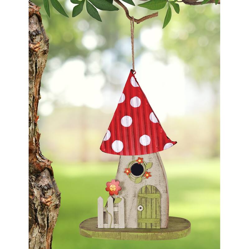 Red Mushroom Birdhouse