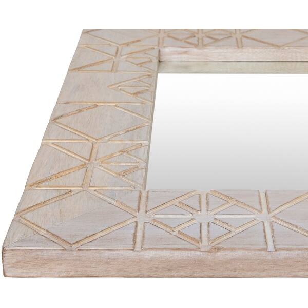 Babette Boho Carved Wood 24x36 Inch Mirror 36 H X 24 W On Sale Overstock 31686326