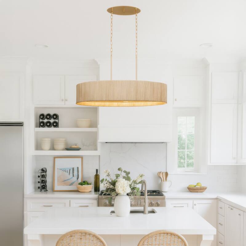 Varaluz Jacob's Ladder 6-Light Linear Pendant - French Gold