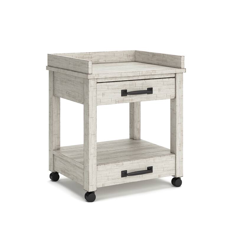 Carynhurst Casual Printer Stand Whitewash