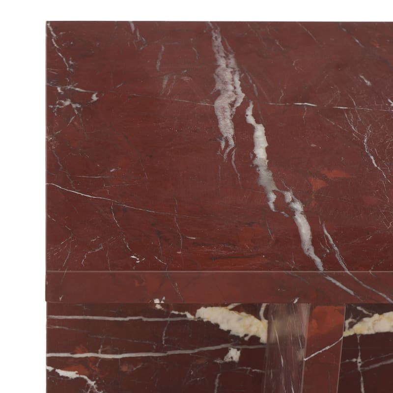 SAFAVIEH Couture Adriano 12-inch Marble Accent Table - 12"W x 12"D x 18"H