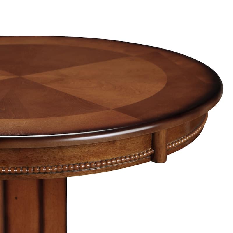 Florence 30-inch Round Wood Pub Table