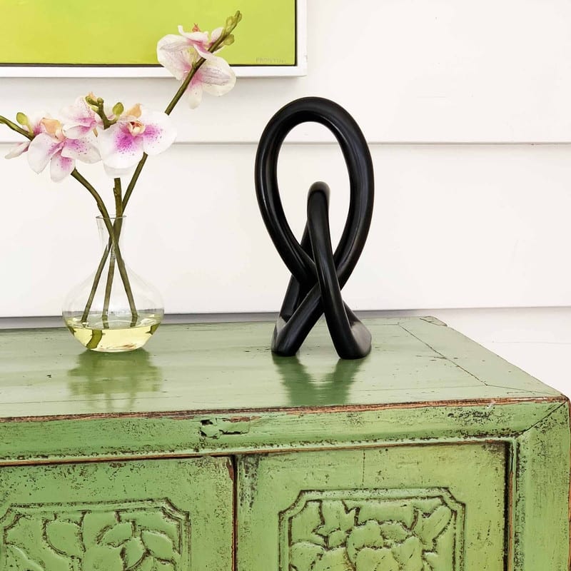 Handmade Lovers Knot 1-Piece Soapstone Statue (Kenya)