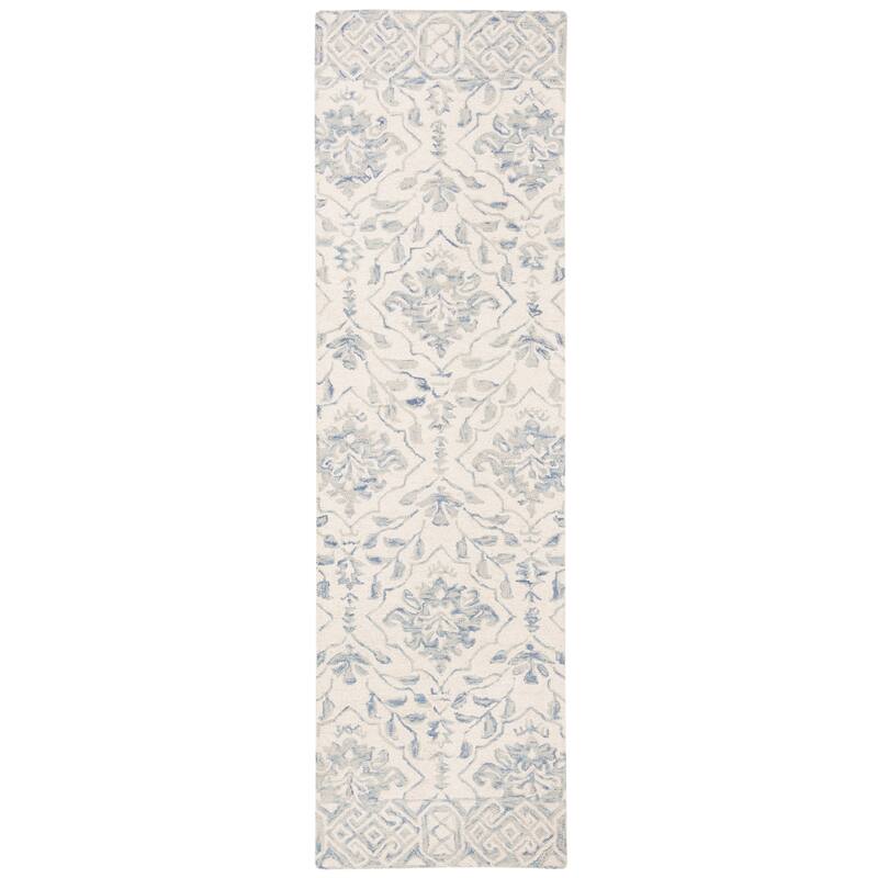 SAFAVIEH Handmade Dip Dye Nicki Floral Wool Rug