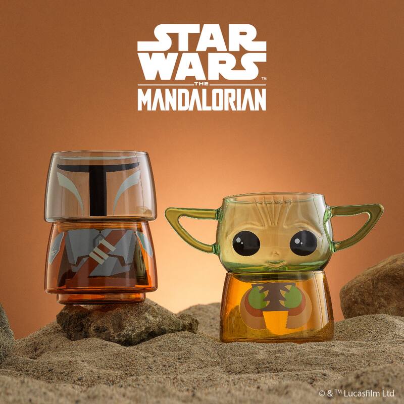 Star Wars™ Stackable Character Collection Mandalorian Stackable Glasses - 8 oz - 8 oz
