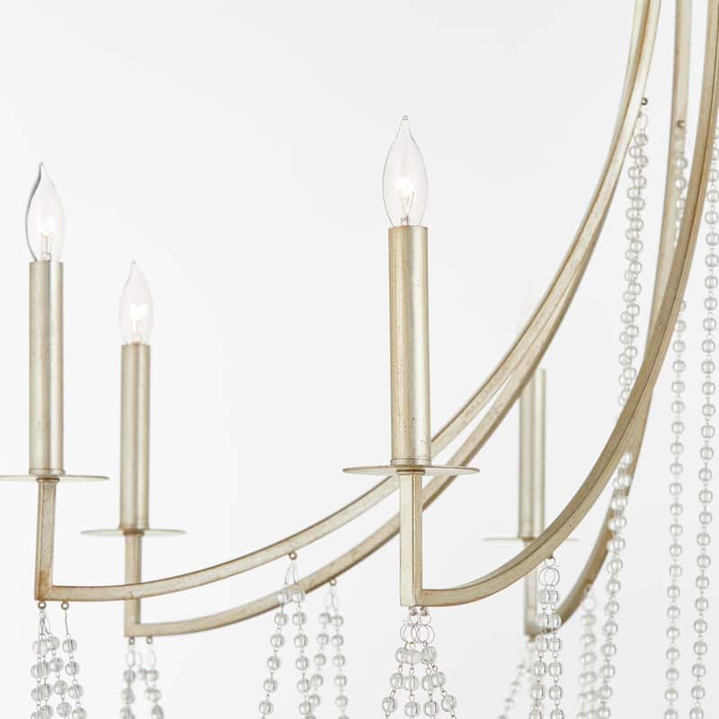 Quorum International 628-8 Malin 8 Light 40" Wide Crystal Empire
